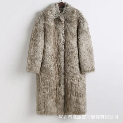 Toteme Women's Midi Faux Fur Coat - Image 1 of 4