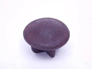 VINTAGE NOS CAST IRON Handrail / Post Rail DECORATIVE (1-1/2" PIPE) TOP CAP (SI) - Picture 1 of 7