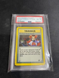 2000 Rocket's Sneak Attack HOLO #16 Rocket Set Trainer Pokemon Card VG-EX PSA 4 - Picture 1 of 2