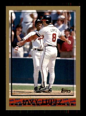 1998 Baseball Topps Javy Lopez Atlanta Braves #183 - Image 1 of 2