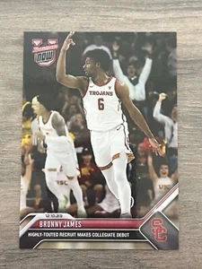 Topps Bowman U NOW Collegiate Debut Bronny James #16 - Picture 1 of 2