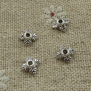 Envío gratuito 1200 piezas Tapas de cuentas de hojas de plata tibetano 6x2mm L-3943 - Imagen 1 de 4