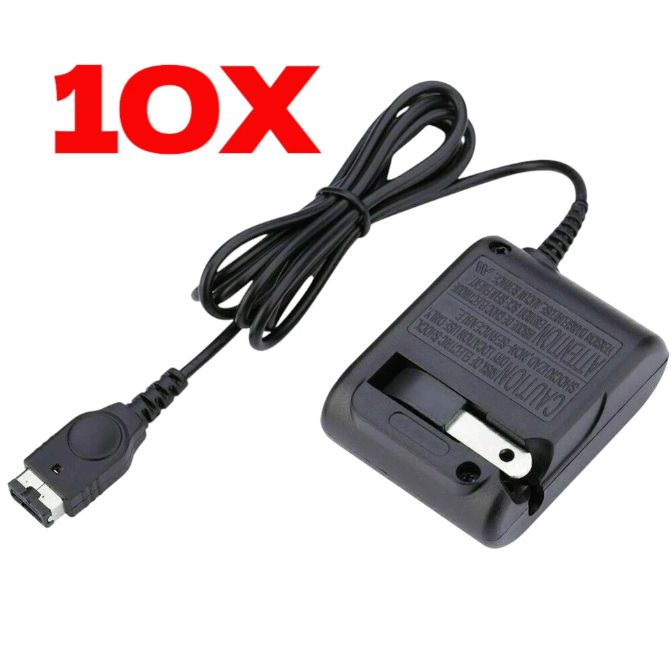 10X For Nintendo DS NDS GBA Gameboy Advance SP Home Wall Travel Charger AC Adapt - Image 1 of 1