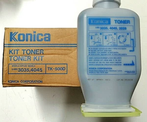 ORIGINALE KONICA TONER KIT U BIX 3035 4045 2028 TK500D NERO - Imagen 1 de 1