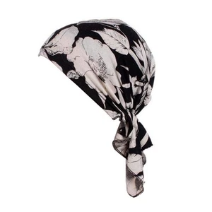 Women Stretch Cotton Print Sleep Turban Hat Headwear Scarf Chemo Beanie Cap f... - Picture 1 of 6
