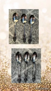 6 Oneida Community Stainless BRAHMS Demitasse Teaspoons 6” Soup Spoons 7” - Picture 1 of 5