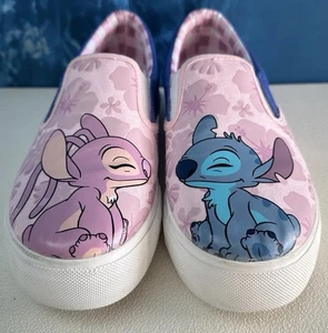 Ground Up Lilo Stitch Slip On Casual Shoes Angel Stitch Sz 7.5 Disney Character - Picture 1 of 11