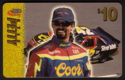 $10. Kyle Petty (Card #7 of 10) Assets Racing 1996 (Coors Beer) Phone Card - Image 1 of 2