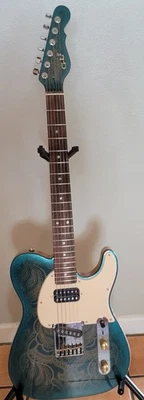 G&L Custom Shop EE. UU. ASAT Clásico Bluesboy Fullerton CA Paisley Azul Esmeralda Nuevo Foto 1 de 4