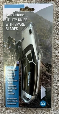 Cuchillo utilitario Brookstone con cuchillas de repuesto - nuevo - envío gratuito Foto 1 de 3