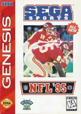 Sega Sports NFL '95 Game New Sealed in Box  - Image 1 of 4