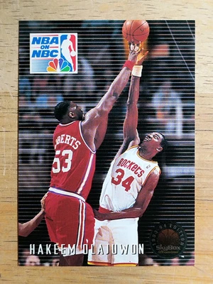 1993-94 SkyBox Premium #6 Hakeem Olajuwon PO - Image 1 of 2