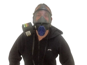 Scott Sicherheitsgasmaske + 2 versiegelte Filter + Tasche - Bild 1 von 7