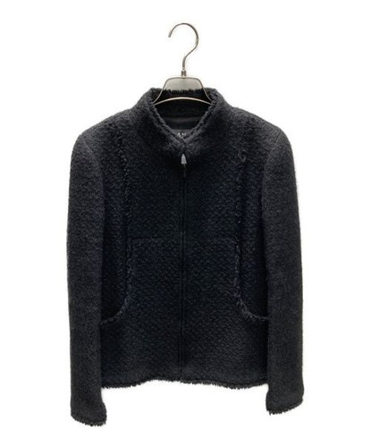 CHANEL Giacca tweed lana Angola