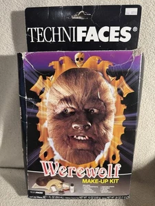 Vintage Werewolf Makeup Costume BOX ONLY art 90s Nostalgia Wall Decor Studio - Picture 1 of 15