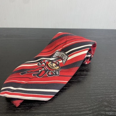 Corbata Brutus 100 % seda cuello águila Buckeye del estado de Ohio Foto 1 de 4