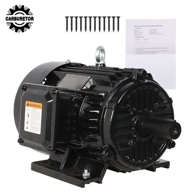 5 Horsepower Electric Motor 184T Frame TEFC 230/460 Volt 3 Phase 1800 RPM - Image 1 of 4
