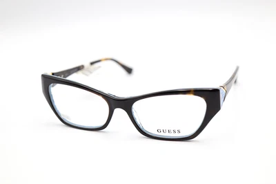 GUESS GU2747 052 Dark Tortuga on Blue Zebra 53-16-140 marcos bisagras flexibles E610 Foto 1 de 4