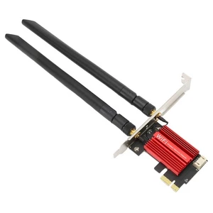 AX1800 Pro Network Card Professional 1800Mbps BT 5.2 WIFI6 PCIe Gigabit Netw NEW - Afbeelding 1 van 12