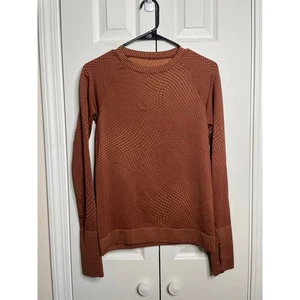 Lululemon Rest Less Pullover Grid Warp Date Brown / Desert Sun Size Small - Picture 1 of 6