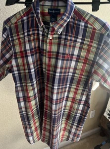 Ralph Lauren Boys Shirt XL Multicolor 100% Cotton Plaid Button-Down - Picture 1 of 3