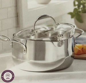 Princess House dreilagige Edelstahl-Kasserolle 4,5 Quart Artikel #5748. 174,95 $ - Bild 1 von 2