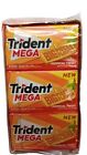 Trident Mega Tropical Twist Sugar Free Gum, 9 packs of 10 Pieces (90 total pcs)