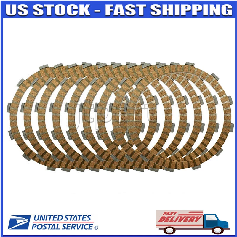 Kit de embrague 8 piezas placas de fricción para Harley Electra Glide Road King Dyna Softail Foto 1 de 1