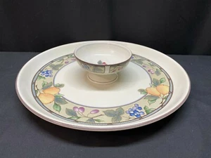 Mikasa "COSECHA DE JARDÍN" Intaglio CAC29 ~ 2 Piezas Chip Dip Set  - Imagen 1 de 9