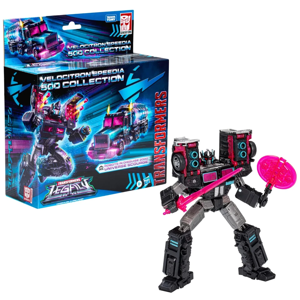 Transformers Legacy Velocitron Speedia 500 Leader Universe Scourge 2000 In Hand - Image 1 of 4