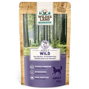 Wildes Land - 8 x 150 g - Wild Pouches - Hundefutter - Bild 1 von 4