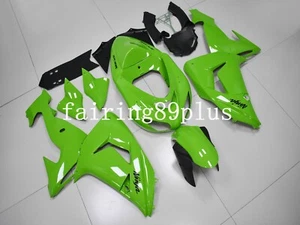 Gloss Green ABS Injection Plastic Fairing Kit Fit for 2006 2007 Ninja ZX10R - Picture 1 of 7