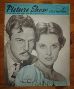 PICTURE SHOW Vol 58 No 1517 26TH APR 1952 MARLON BRANDO JEAN PETERS COVER - Picture 1 of 9