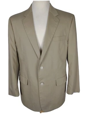 Abrigo deportivo jos a bank para hombre talla 44R color tostado flejado mezcla de algodón S88 Foto 1 de 4