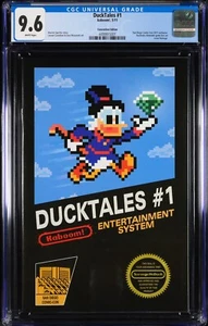 DuckTales #1 SDCC 2011 CGC 9.6 Exclusive Nintendo Game Artwork Limited Edition - Picture 1 of 3