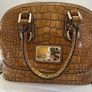 Anais Gvani Women Handbag Yellow Croc Style Crossbody Purse - Picture 1 of 15