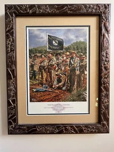 Noble Band of Brothers Arkansas Rick Reeves Signd Civil War Custom Frame 389/500 - Picture 1 of 8