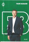 Frank Baumann - Werder Bremen - Saison 2021/2022 - Autogrammkarte