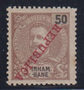 E3557: Inhambane #38 Mint, OG, NH, INVERTED ERROR - Picture 1 of 2