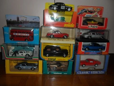 LOTTO DI 12 MODELLINI COMPLETI DI SCATOLA SCALA 1:43 - Immagine 1 di 4