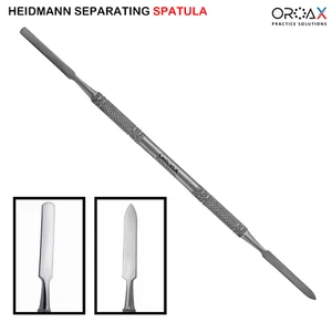 Espátula de llenado compuesto dental Heideman herramienta de mezcla de colocación de plástico plana 2 piezas - Imagen 1 de 3