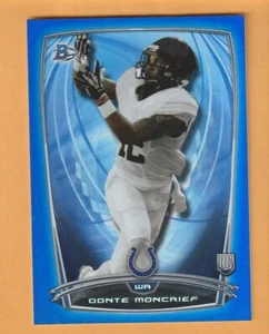 Donte Moncrief Mississippi Rebels 2014 Bowman Blue #R97/499 Ole Miss 4A - Imagen 1 de 2