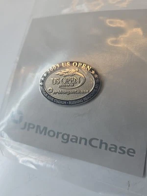 2003 US Open JPMorgan Chase Label Pin  - Image 1 of 4