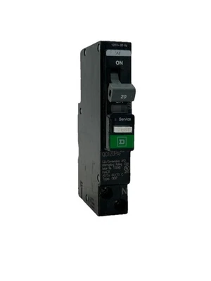 NEW Square D QO120PAF 1P 20A AFCI Plug-On Circuit Breakers Arc Fault No Box