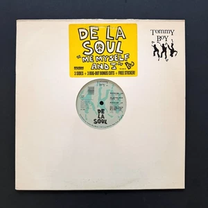 DE LA SOUL Me Myself and I 12" Single Vinyl Record Album LP Tommy Boy Records NM - Picture 1 of 2