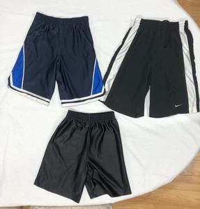 Boys Sports Shorts Lot of 3 Size 7 Med Nike KRU Active and Reversible - Picture 1 of 12