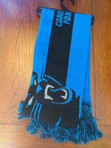 Carolina Panthers Scarf Knit Winter Neck - Double Side Big Team Logo New 2016 - Picture 1 of 9