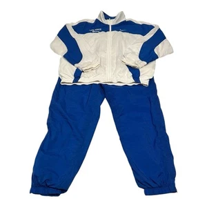Vtg Nike Windbreaker Track Suit Set Men's size XL Blue/Turquoise/White (logo) - Picture 1 of 24