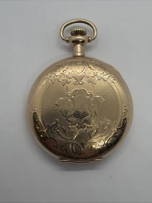 1908 Hamilton Grade 993 16s 21j Gold Filled 20YR Hunting Case Pocket Watch Runs - Image 1 of 4