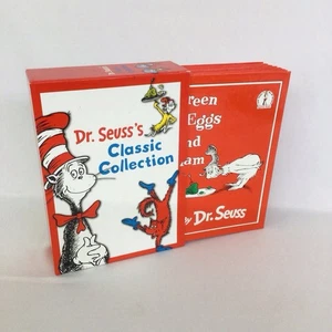 Dr. Seuss's Classic Collection 6 HB books in slipcase Cat In Hat, Fox Socks EBJH - Picture 1 of 14